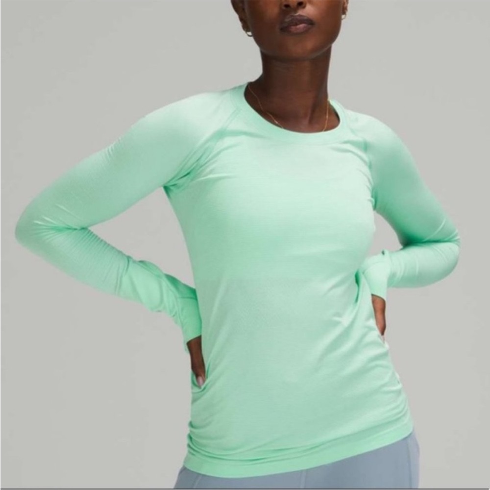 Lululemon Swiftly Tech LS 2.0, Sz 6, WLDM